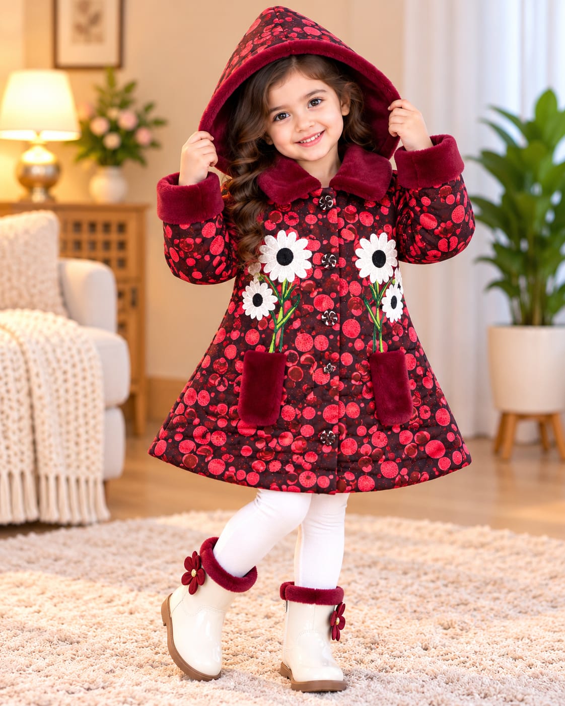 China Super Shop Jacket with Hoodie ( চায়না সুপার শপ্ট জ্যাকেট উইথ হোডি )কোড 506